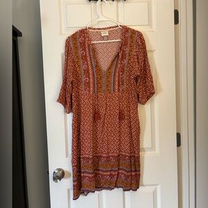 Knox Rose Multicolor Boho Dress